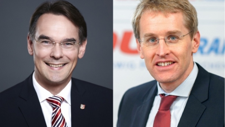 Der Landesvorsitzende der CDU Schleswig-Holstein, Ingbert Liebing, und der Vorsitzende der CDU-Landtagsfraktion, Daniel Günther, haben dem Norderstedter Oberbürgermeister, Hans-Joachim Grote, zu seiner heutigen (16. Juni 2015) Wahl als Erster Vize-Präside Der Landesvorsitzende der CDU Schleswig-Holstein, Ingbert Liebing, und der Vorsitzende der CDU-Landtagsfraktion, Daniel Günther, haben dem Norderstedter Oberbürgermeister, Hans-Joachim Grote, zu seiner heutigen (16. Juni 2015) Wahl als Erster Vize-Präside